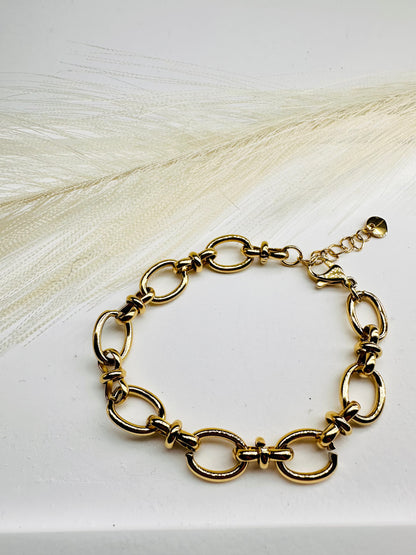 Bracelet Grosse Mailles Gaïa