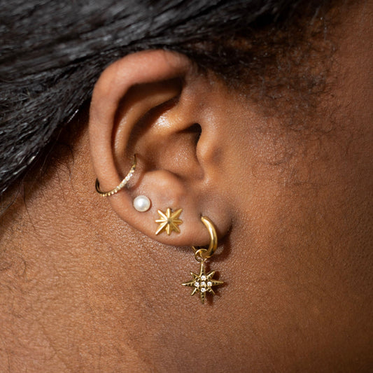 Composition de Boucles d'oreilles Stella