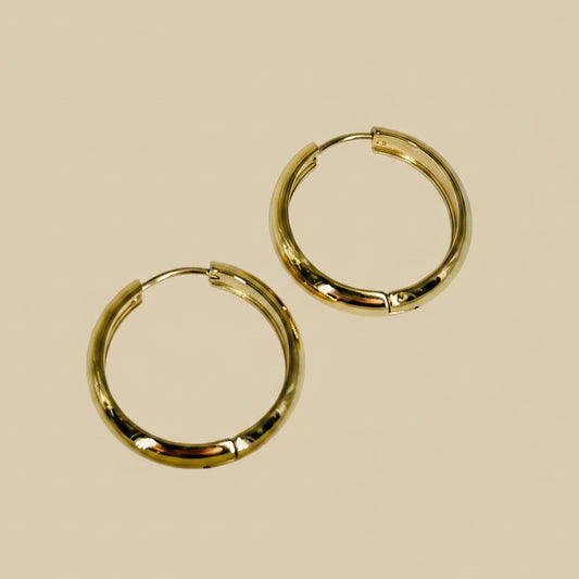 Boucles d'oreilles Capucine Créoles
